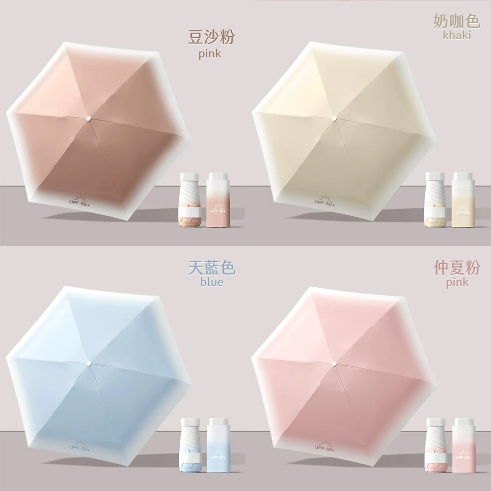 口袋傘 迷你傘 太陽傘 輕量傘 黑膠傘 雨傘 抗UV防曬傘 防紫外線傘(折疊傘 晴雨傘 遮陽傘 摺疊傘)-細節圖7