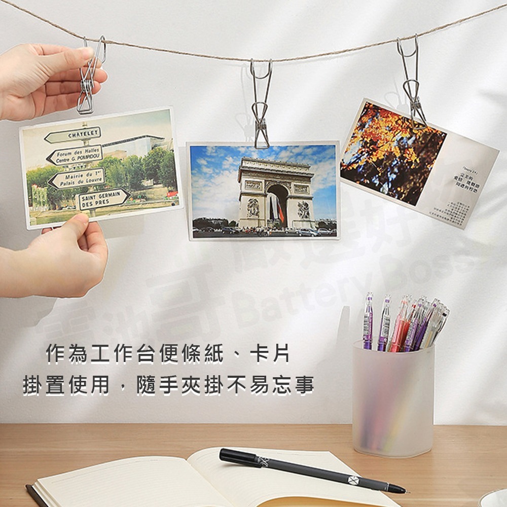 不銹鋼夾子掛鉤 家用小物件內衣襪晾曬夾晾衣服被子防風夾-細節圖4