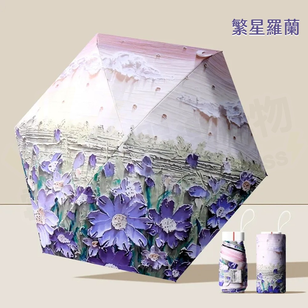 【電池哥】口袋傘 迷你傘 五折傘 輕量傘 折疊傘 摺疊傘 扁傘 遮陽傘 雨傘 抗UV 防曬傘 晴雨傘 防紫外線手開傘-規格圖6