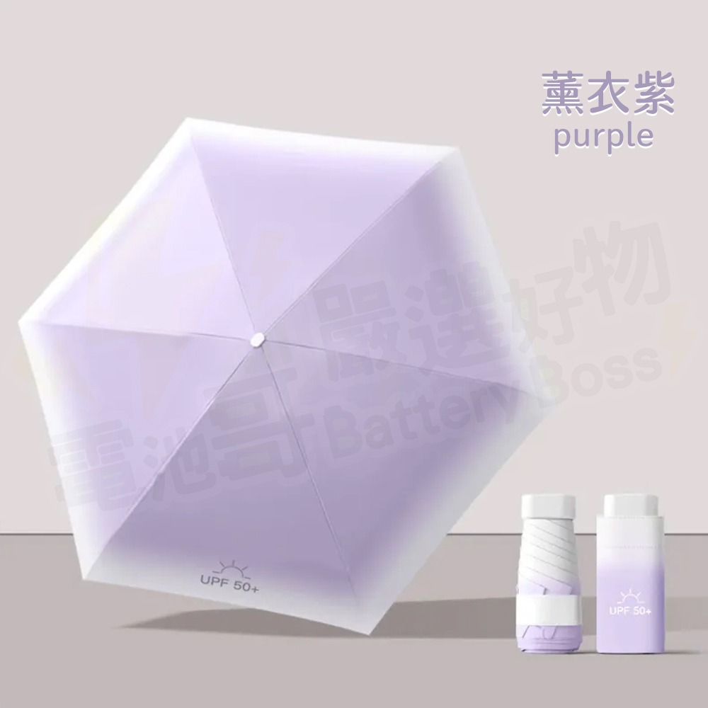 【電池哥】口袋傘 迷你傘 五折傘 輕量傘 折疊傘 摺疊傘 扁傘 遮陽傘 雨傘 抗UV 防曬傘 晴雨傘 防紫外線手開傘-規格圖6