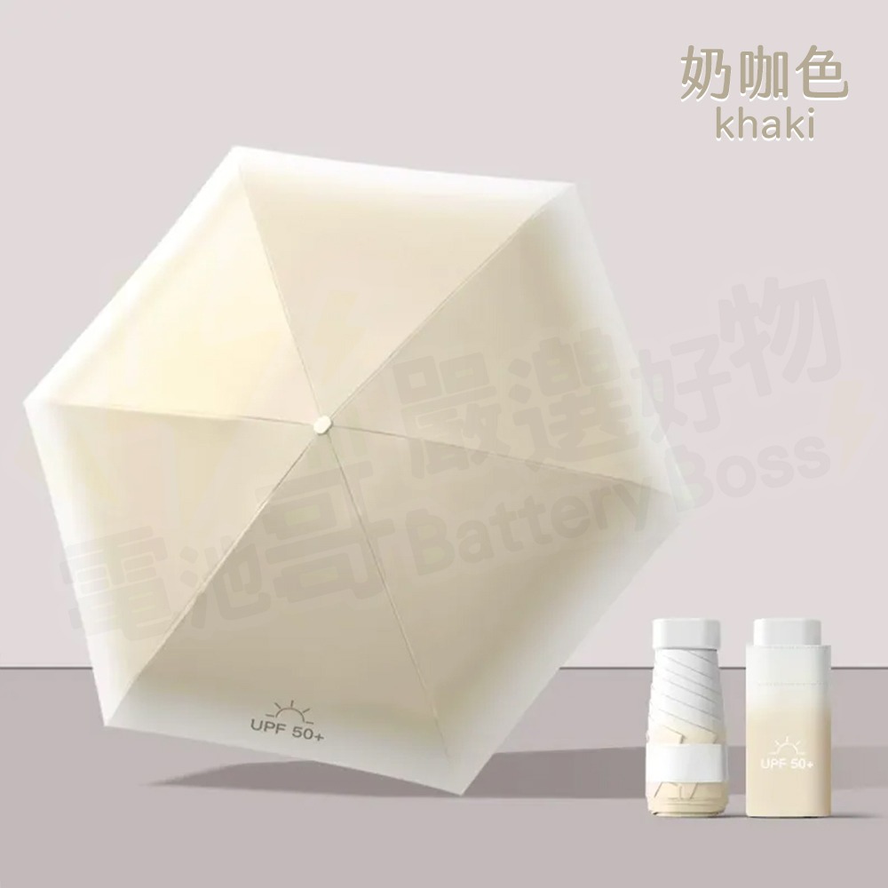 【電池哥】口袋傘 迷你傘 五折傘 輕量傘 折疊傘 摺疊傘 扁傘 遮陽傘 雨傘 抗UV 防曬傘 晴雨傘 防紫外線手開傘-規格圖6