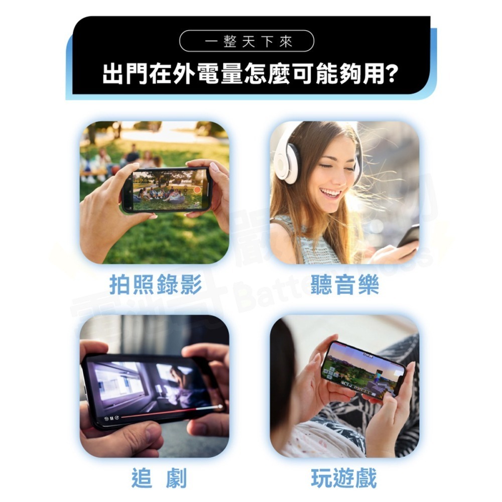 【電池哥】行動電源 10000mAh 20000mAh 多功能旅行插頭帶線快充行動電源 自帶線行動電源 行動電源-細節圖5