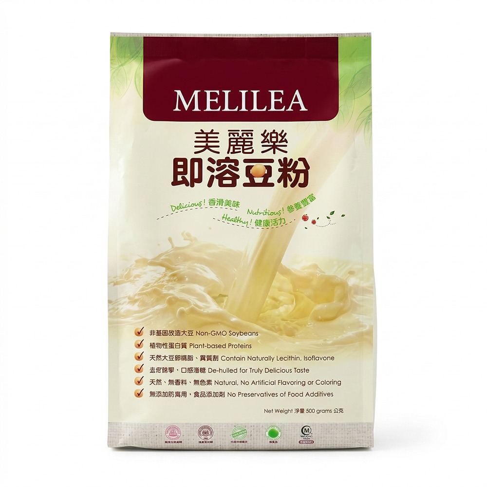 美麗樂維健寶 美麗樂水果沖泡飲品 天然有機 豐富營養 美麗樂即溶豆粉 原味/無糖 含有超過20 種有機成分-規格圖5