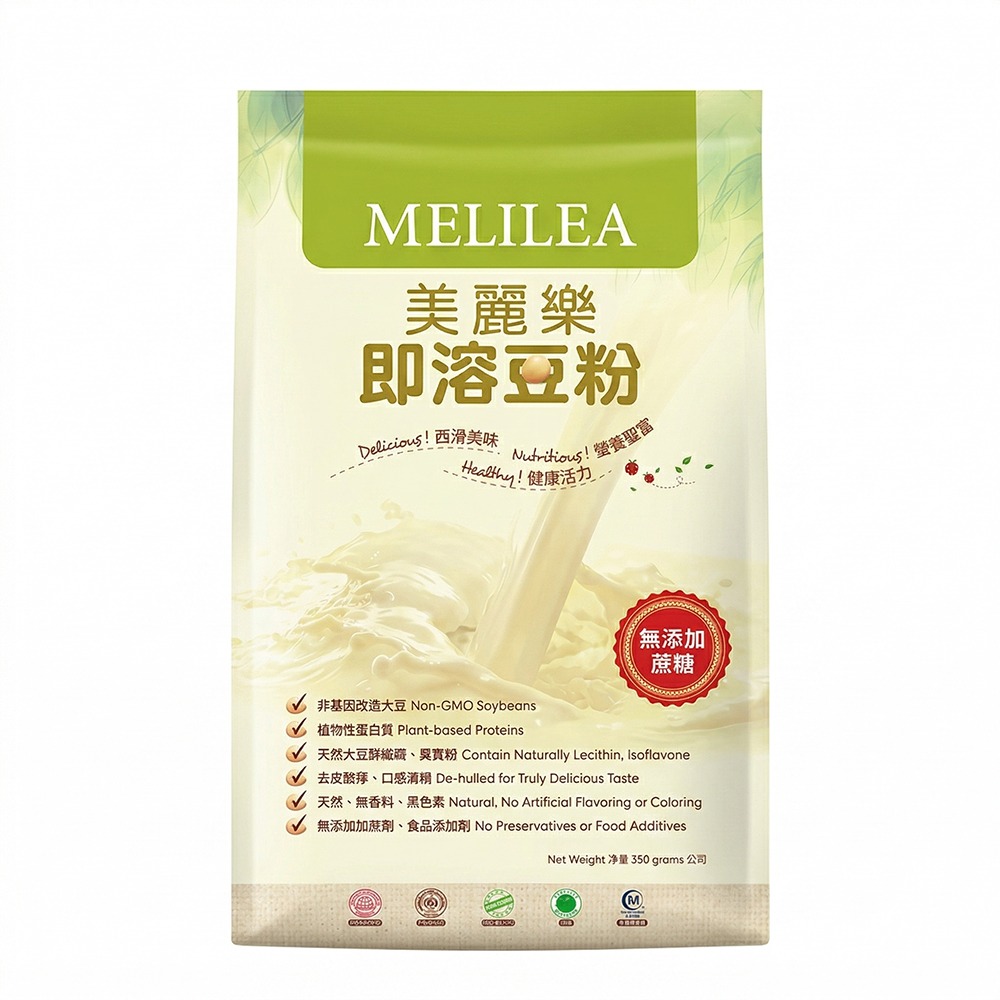 美麗樂維健寶 美麗樂水果沖泡飲品 天然有機 豐富營養 美麗樂即溶豆粉 原味/無糖 含有超過20 種有機成分-規格圖5