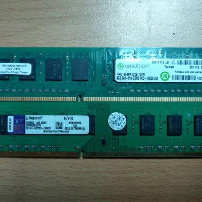 各廠牌DDR3-4G記憶體
