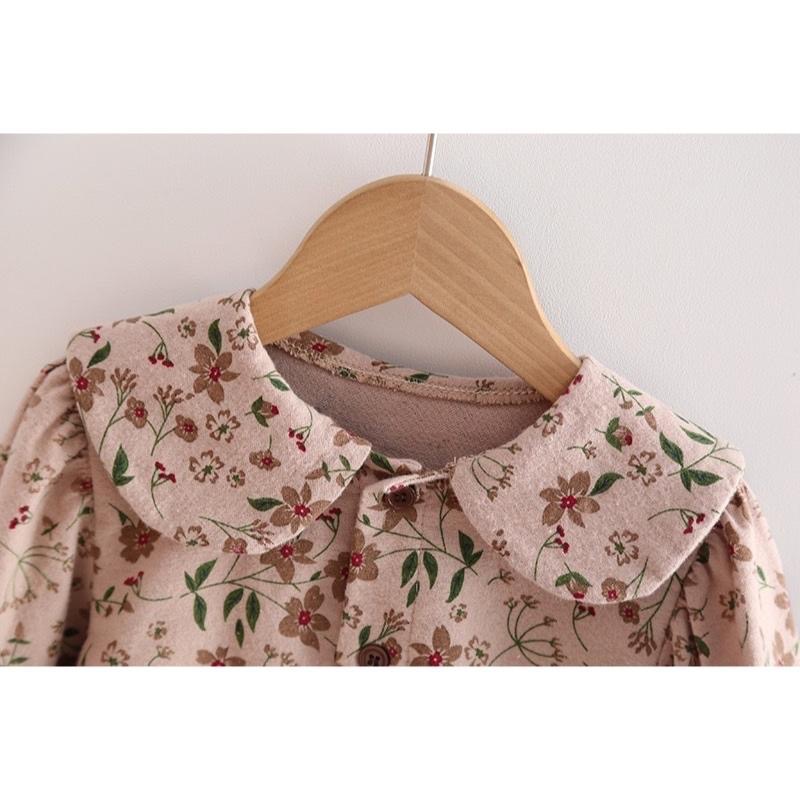 公主領碎花吊帶套裝-細節圖2