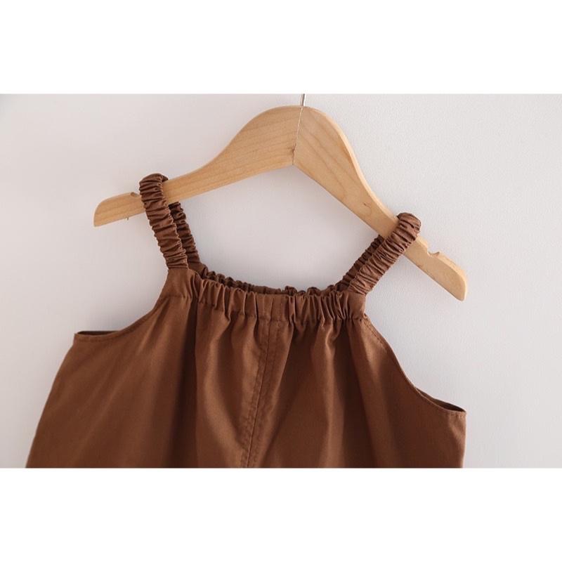 公主領碎花吊帶套裝-細節圖8