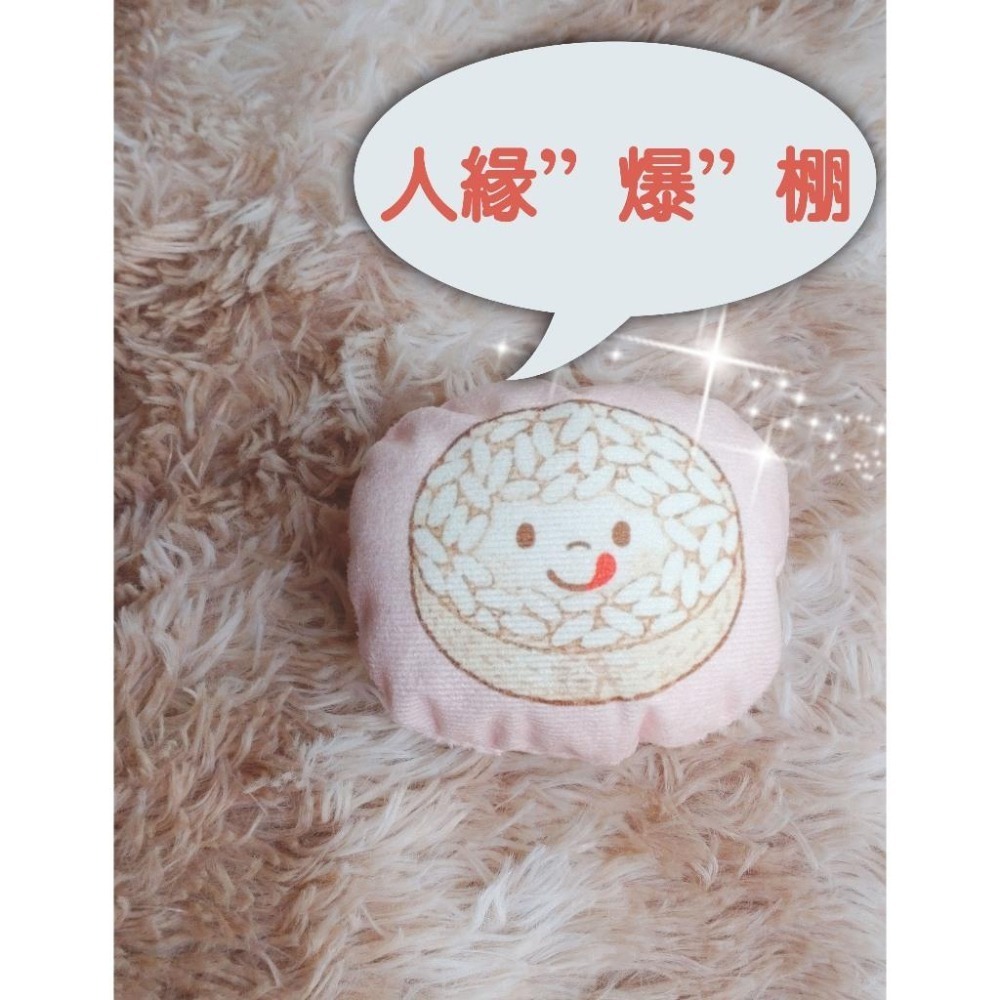 抓周 台灣製紅龜粿 蘋果 芹 蔥 蒜 米香 雞腿 白蘿蔔 元寶 手工抒壓療癒系布藝 道具  開運小物 長命富粿 BD10-細節圖4