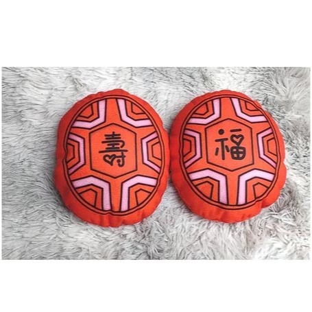 抓周 抒壓療癒 紅龜粿 抓週葱蒜 雞腿 蘋果 花生 元寶 布藝 ❤️ 手繪文青 古禮組  🌟台灣訂製款  🌟 BD01-規格圖7