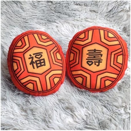 抓周 抒壓療癒 紅龜粿 抓週葱蒜 雞腿 蘋果 花生 元寶 布藝 ❤️ 手繪文青 古禮組  🌟台灣訂製款  🌟 BD01-規格圖7