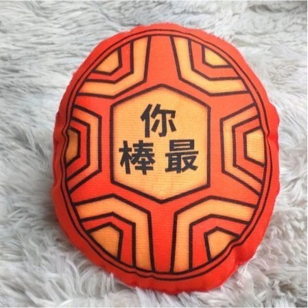 抓周 台灣製紅龜粿糕模型 布藝葱蒜 聰明門佈置 祈福道具擺飾 手作  證書典藏版 上班抒壓療癒系 開運小物-規格圖8