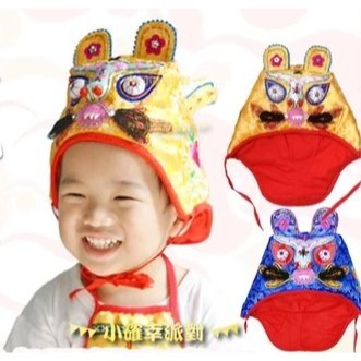 虎頭帽 祥龍虎帽  優質豪華精緻款抓週抓周必備 周歲禮 週歲生日 傳統民俗工藝 刺繡作品 愛好收藏 【小確幸派對】F08-規格圖4
