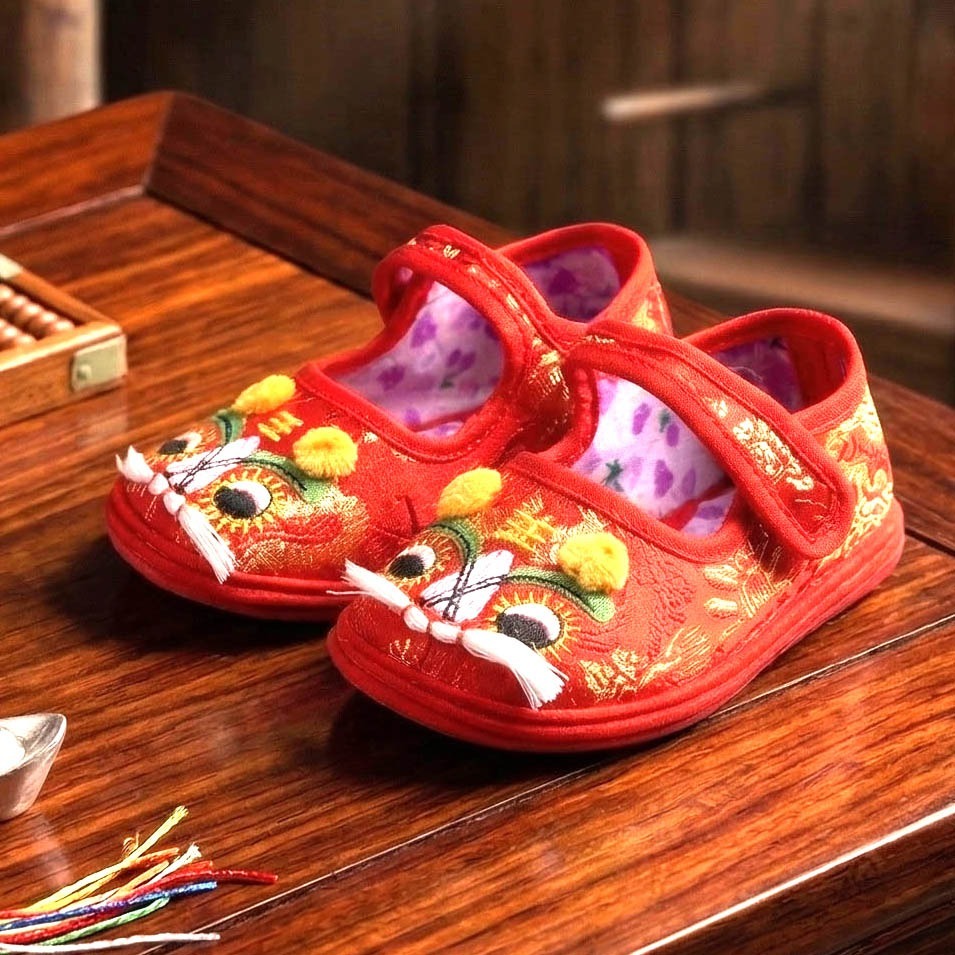 抓周 抓週 虎頭鞋  大尺碼 14公分  《含稅價》H09-細節圖2