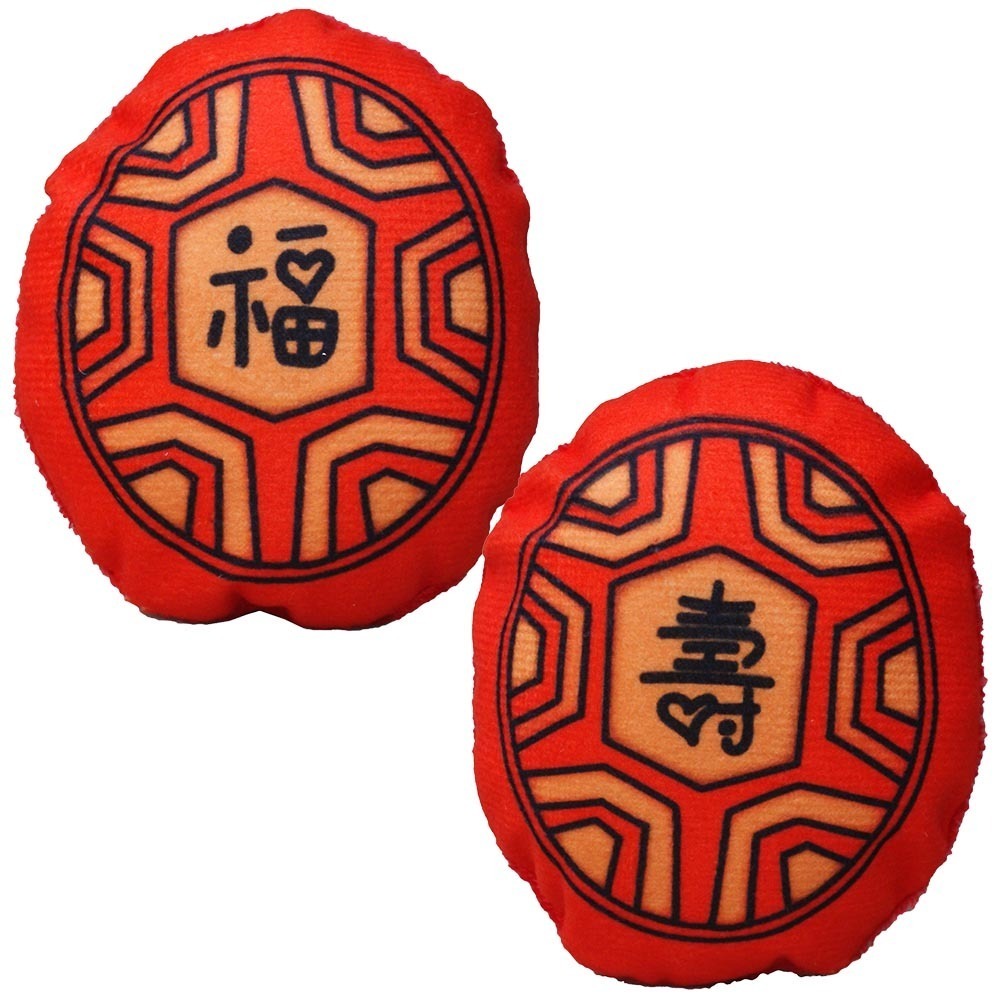 抓週 抓周 毛紅虎帽 光明虎鞋 台灣訂製款小紅膨龜 福龍肚兜 祈福擺飾 附禮袋-細節圖5