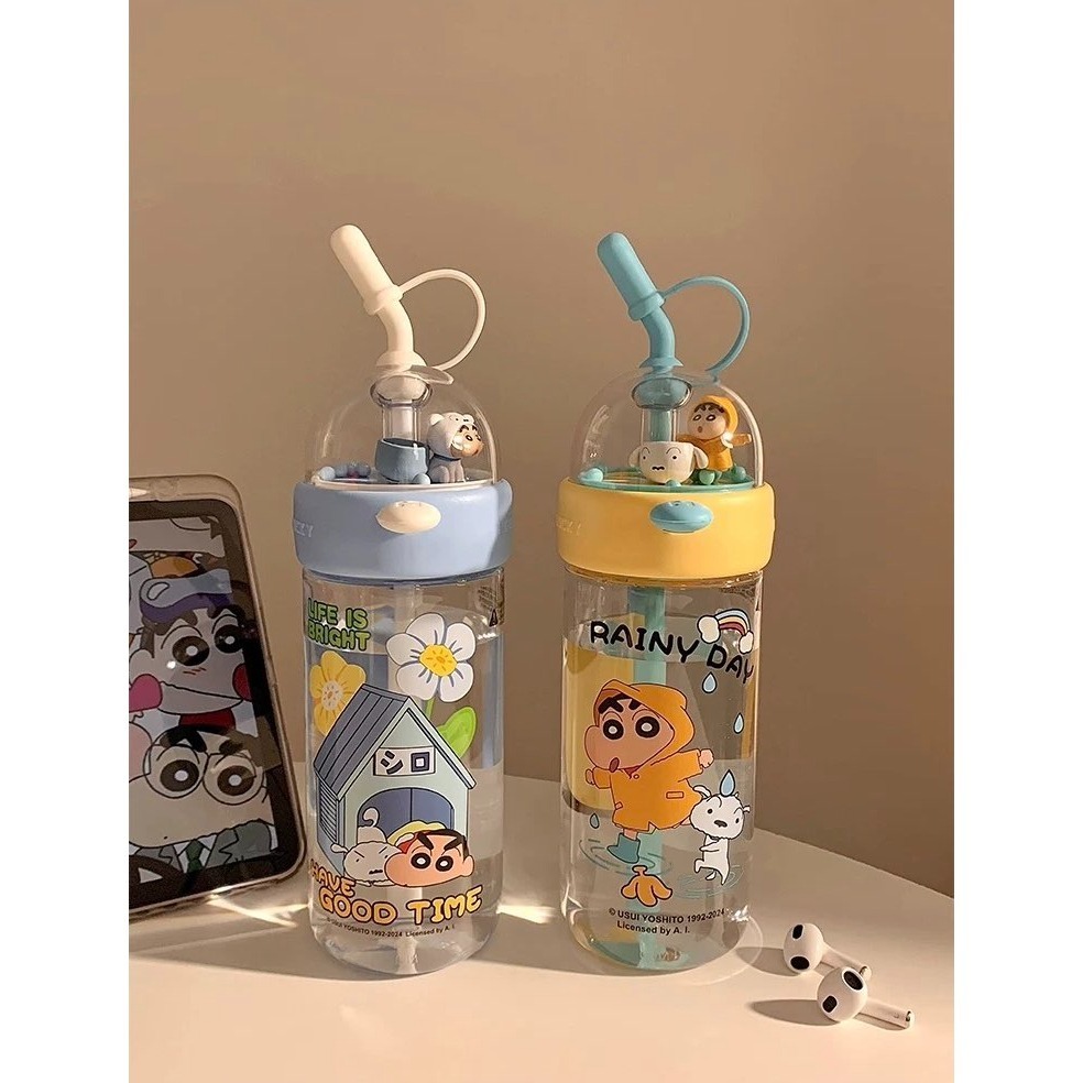 【預購】蠟筆小新投籃趣味水壺-細節圖3
