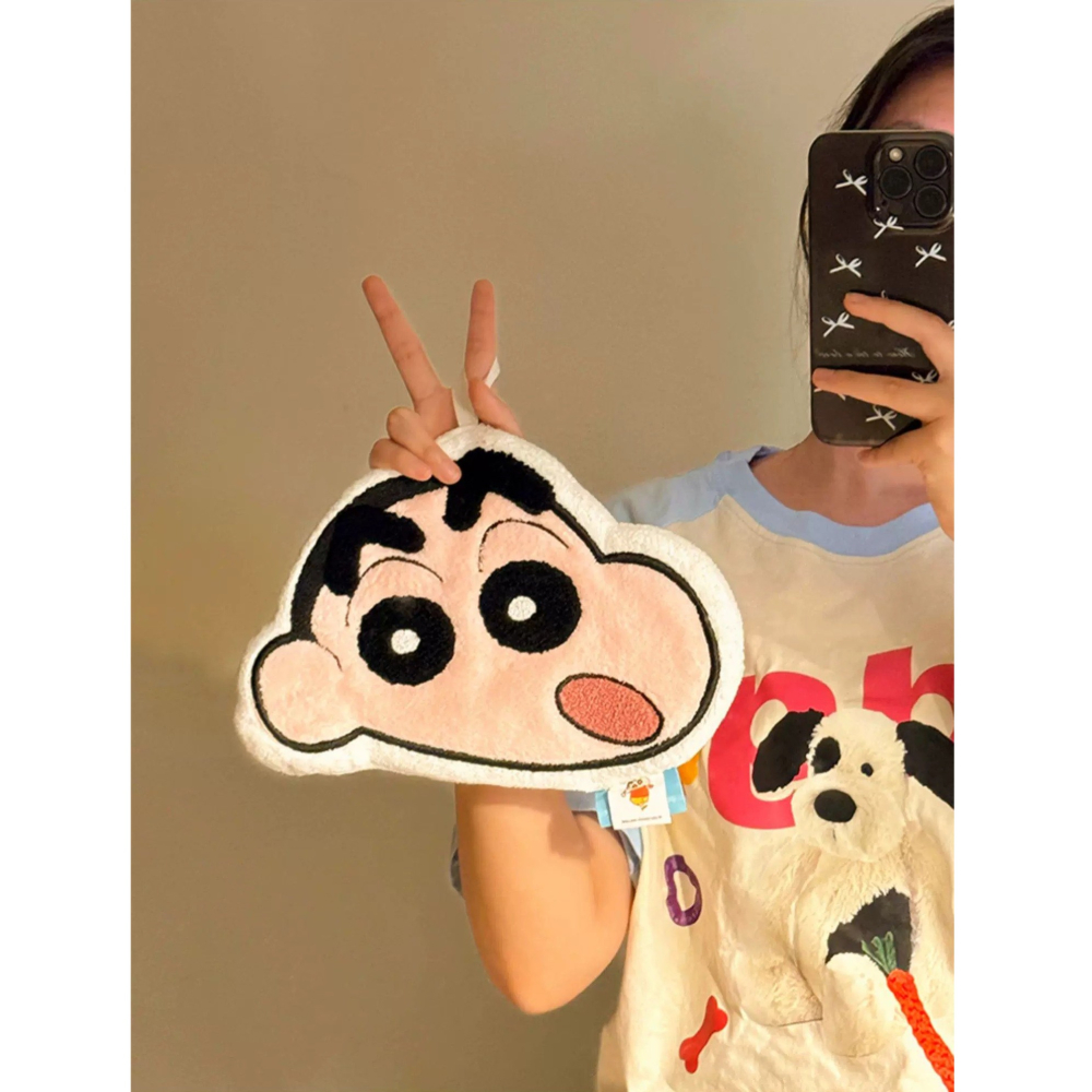 【預購】蠟筆小新掛式擦手巾-細節圖5