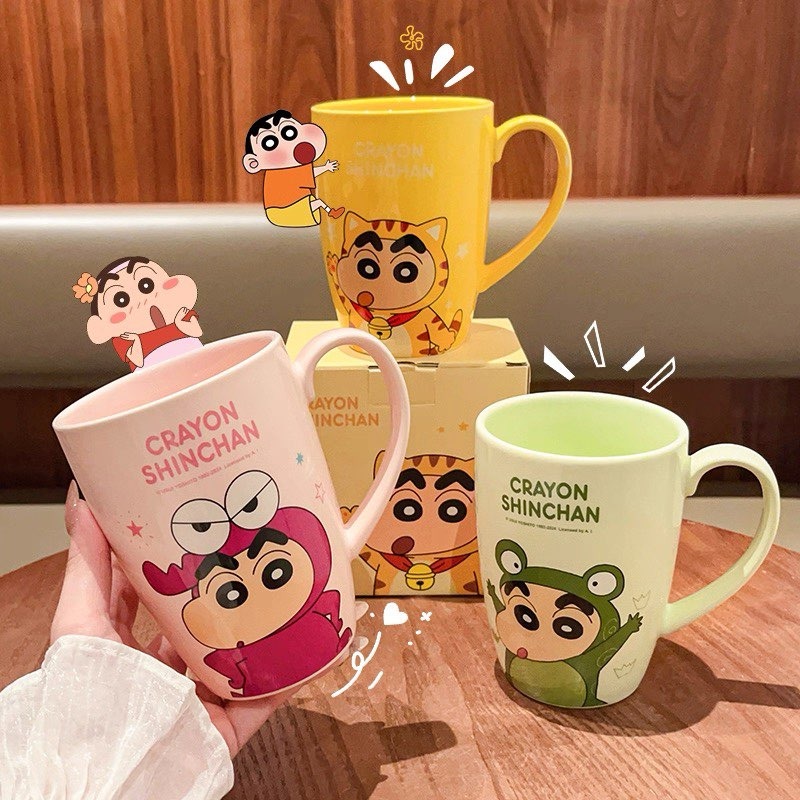 【預購】蠟筆小新陶瓷馬克杯-細節圖3