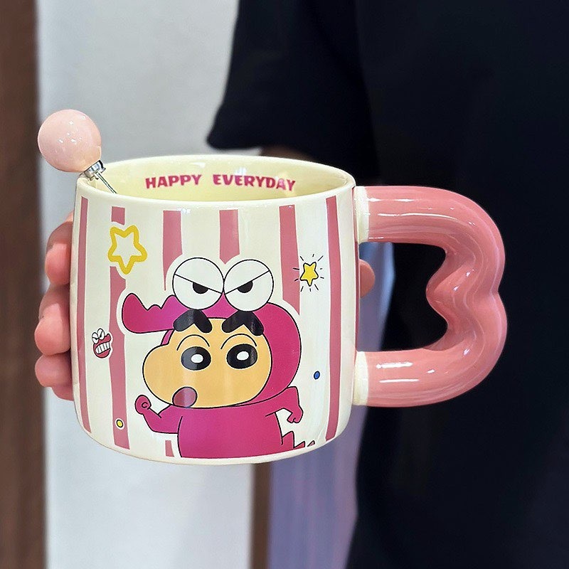 【預購】蠟筆小新陶瓷馬克杯-細節圖5