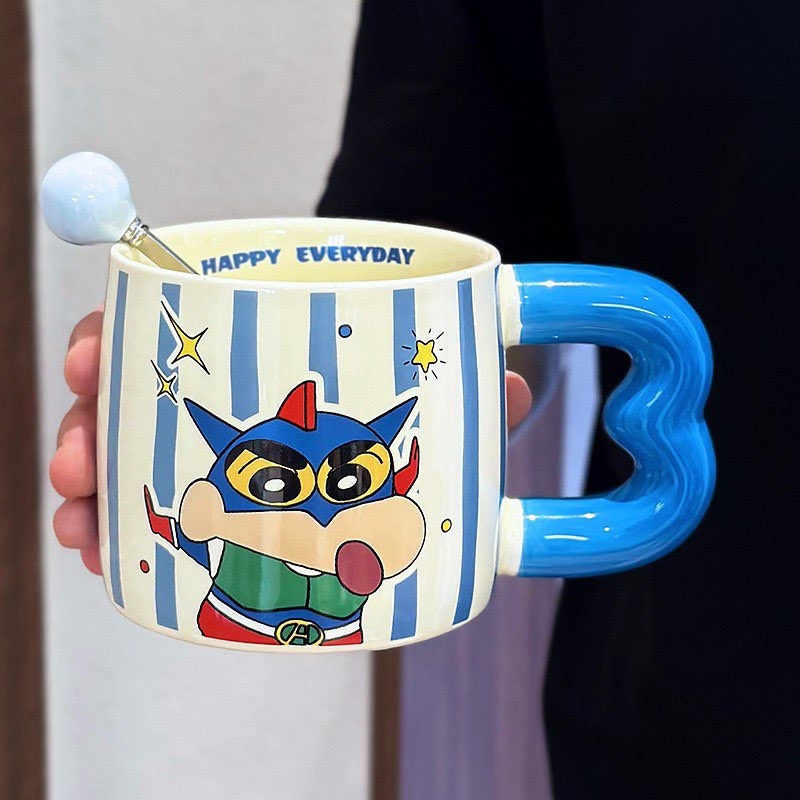 【預購】蠟筆小新陶瓷馬克杯-細節圖7