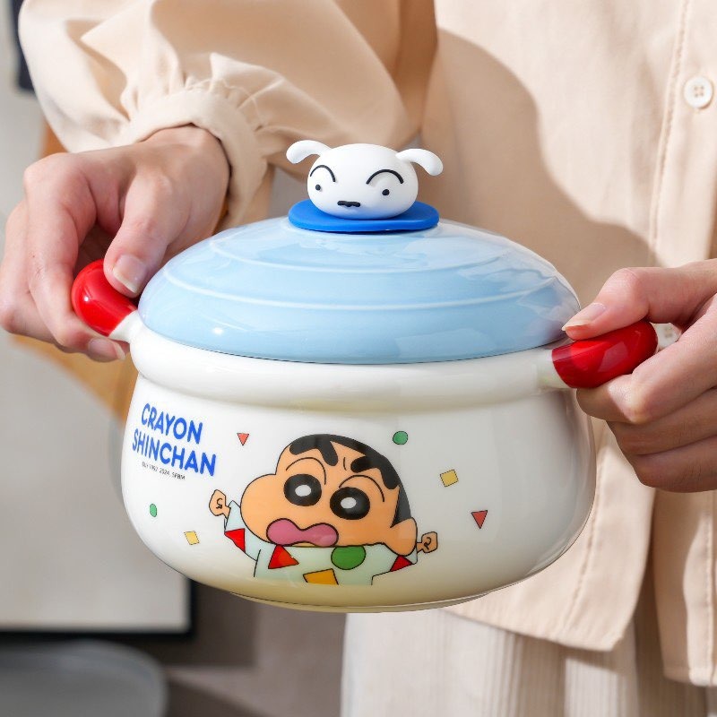 【預購】蠟筆小新陶瓷泡麵碗-細節圖3