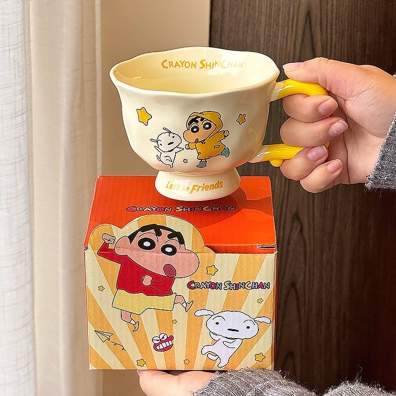 【預購】蠟筆小新陶瓷花茶杯-細節圖6