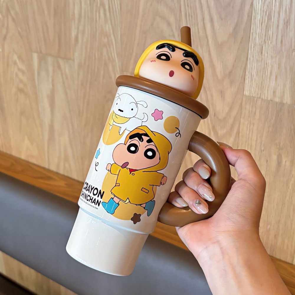 【預購】蠟筆小新帶吸管水杯-規格圖4