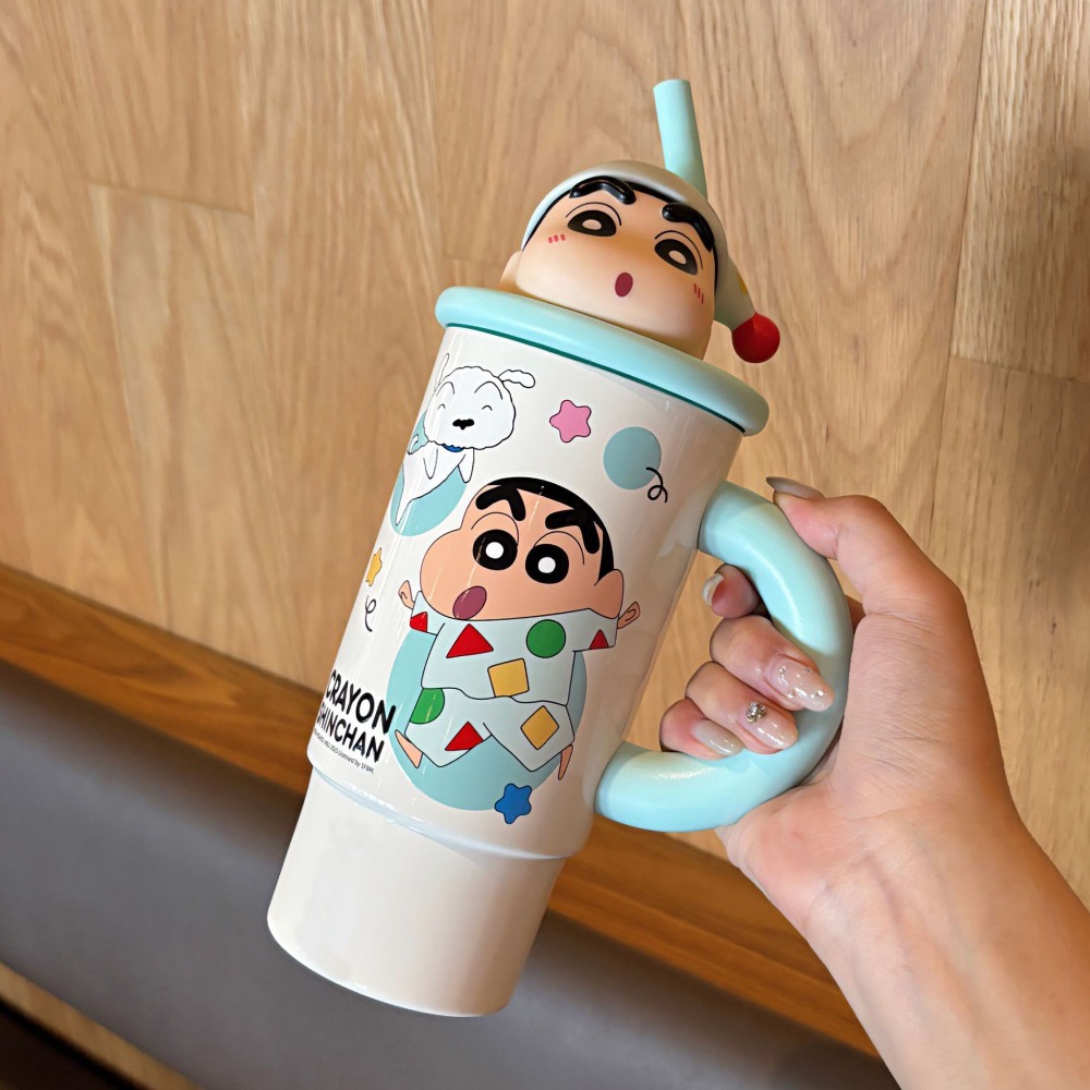【預購】蠟筆小新帶吸管水杯-規格圖4