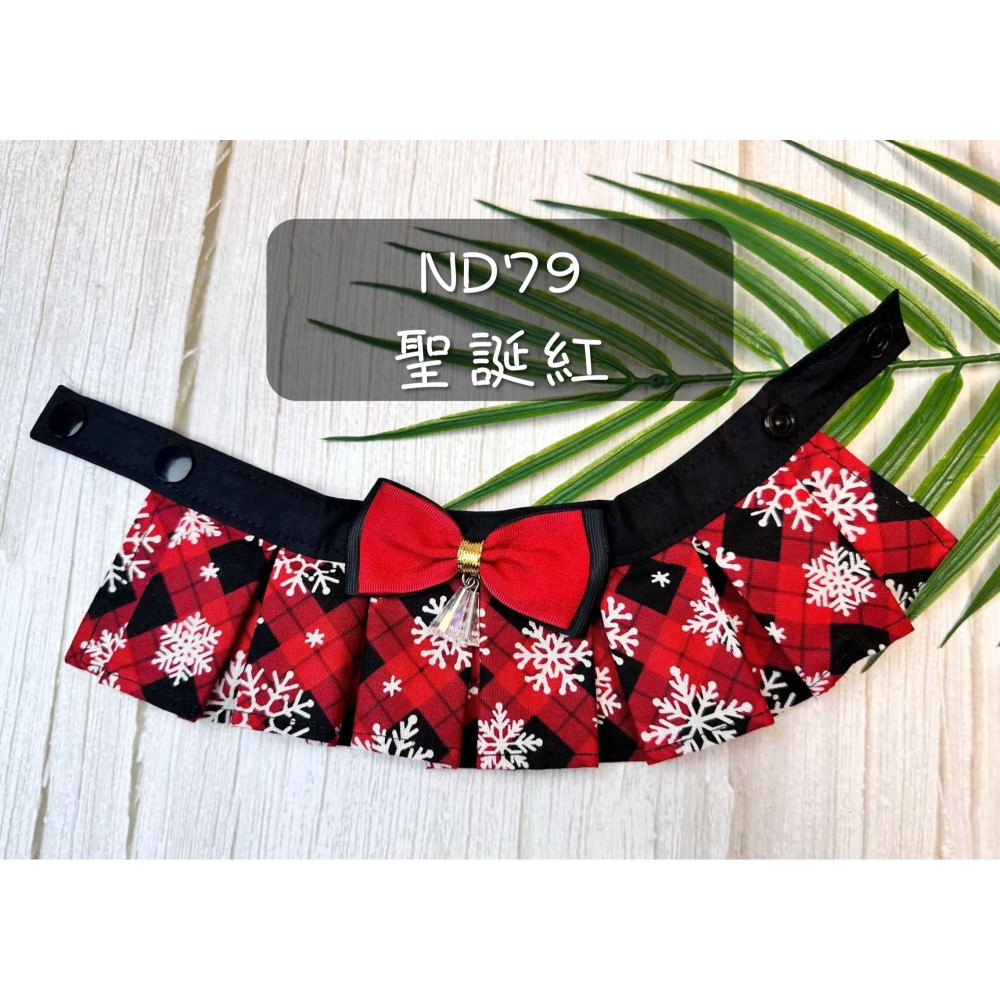 寵物領巾 寵物口水巾 狗領巾 貓領巾 XMAS 聖誕節【KC36ND79】iBuddy 聖誕紅-細節圖6