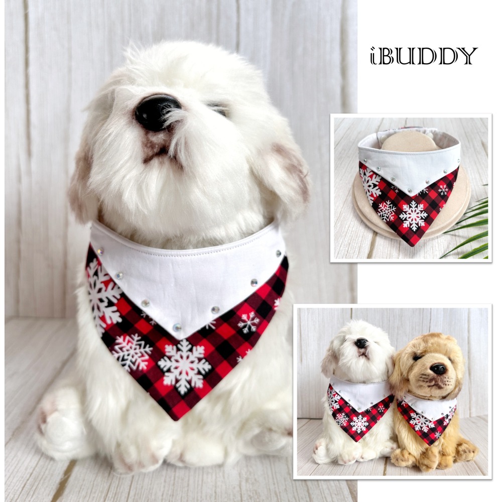 寵物領巾 寵物口水巾 狗領巾 貓領巾 XMAS 聖誕節【KC36ND47 ND49】iBuddy-細節圖5