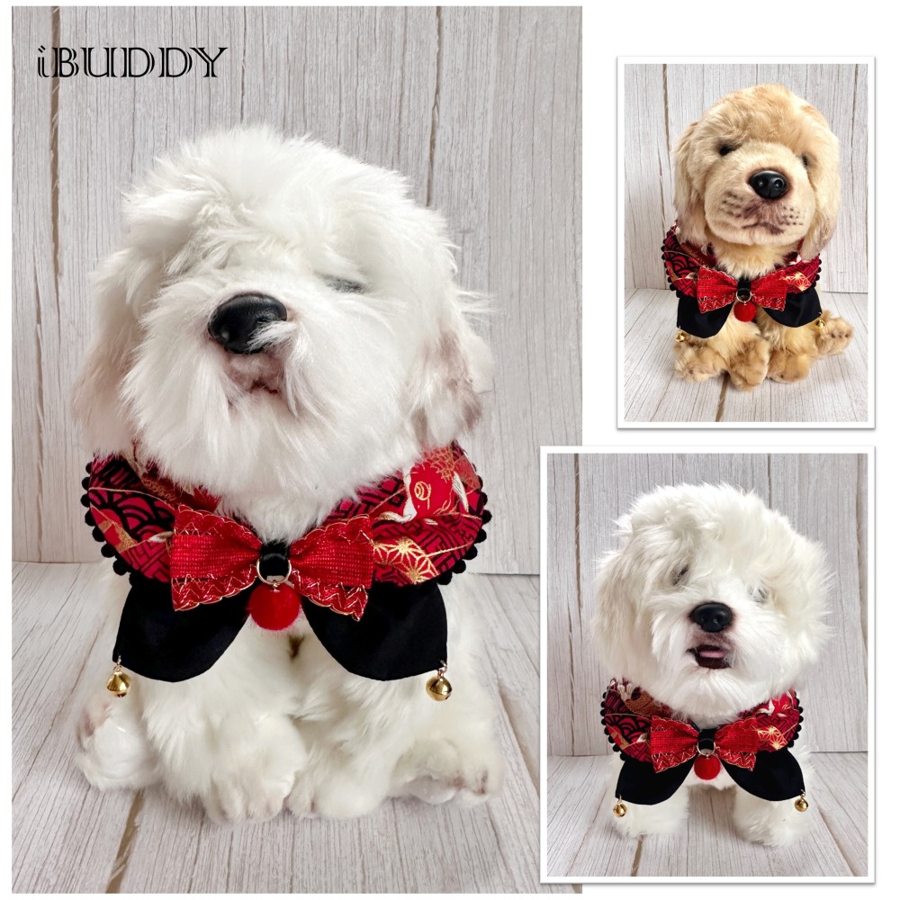 寵物領巾 狗領巾 貓領巾 新年 過年春節拜年 寵物項圈 寵物口水巾 假領裝飾【KC36ND】 iBuddy-細節圖9
