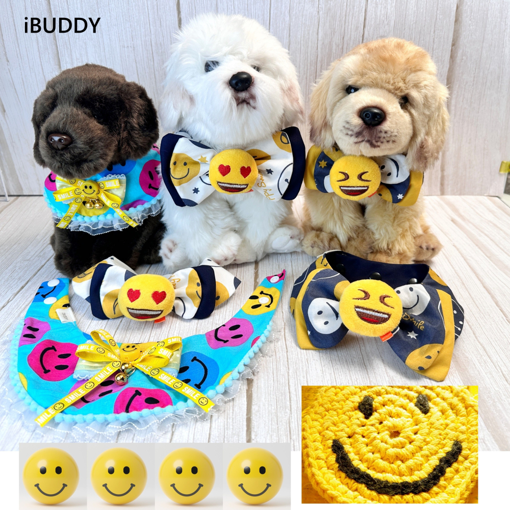 寵物領巾 寵物口水巾  狗領巾 貓領巾 笑臉 日日是好日 好日子 手工製作【KC36ND】iBuddy-細節圖10