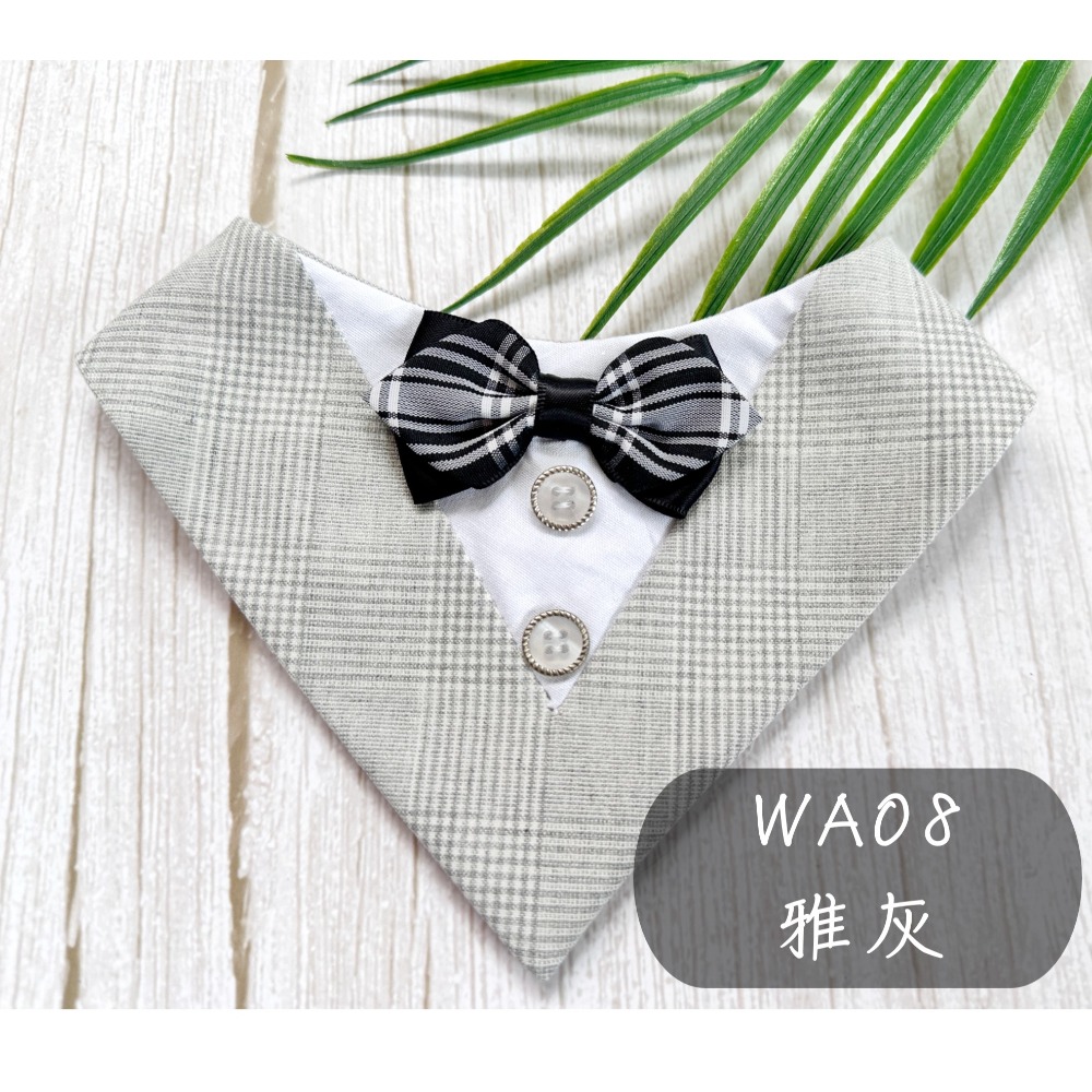 寵物婚禮領巾 狗領巾 寵物西裝婚紗 西服蕾絲領巾 結婚 擺拍 外拍 白紗 婚紗照 婚禮【KC36WA】iBuddy-規格圖8