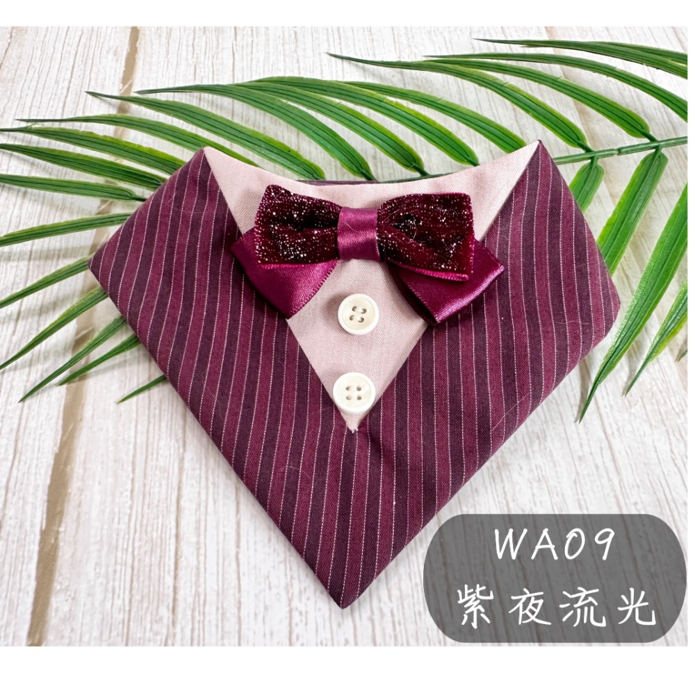 寵物婚禮領巾 狗領巾 寵物西裝婚紗 西服蕾絲領巾 結婚 擺拍 外拍 白紗 婚紗照 婚禮【KC36WA】iBuddy-規格圖8