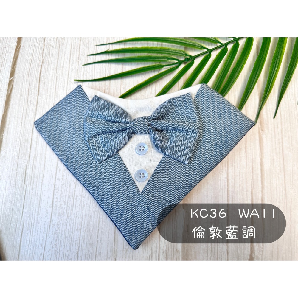 寵物婚禮領巾 狗領巾 寵物西裝婚紗 西服蕾絲領巾 結婚 擺拍 外拍 白紗 婚紗照 婚禮【KC36WA】iBuddy-規格圖7