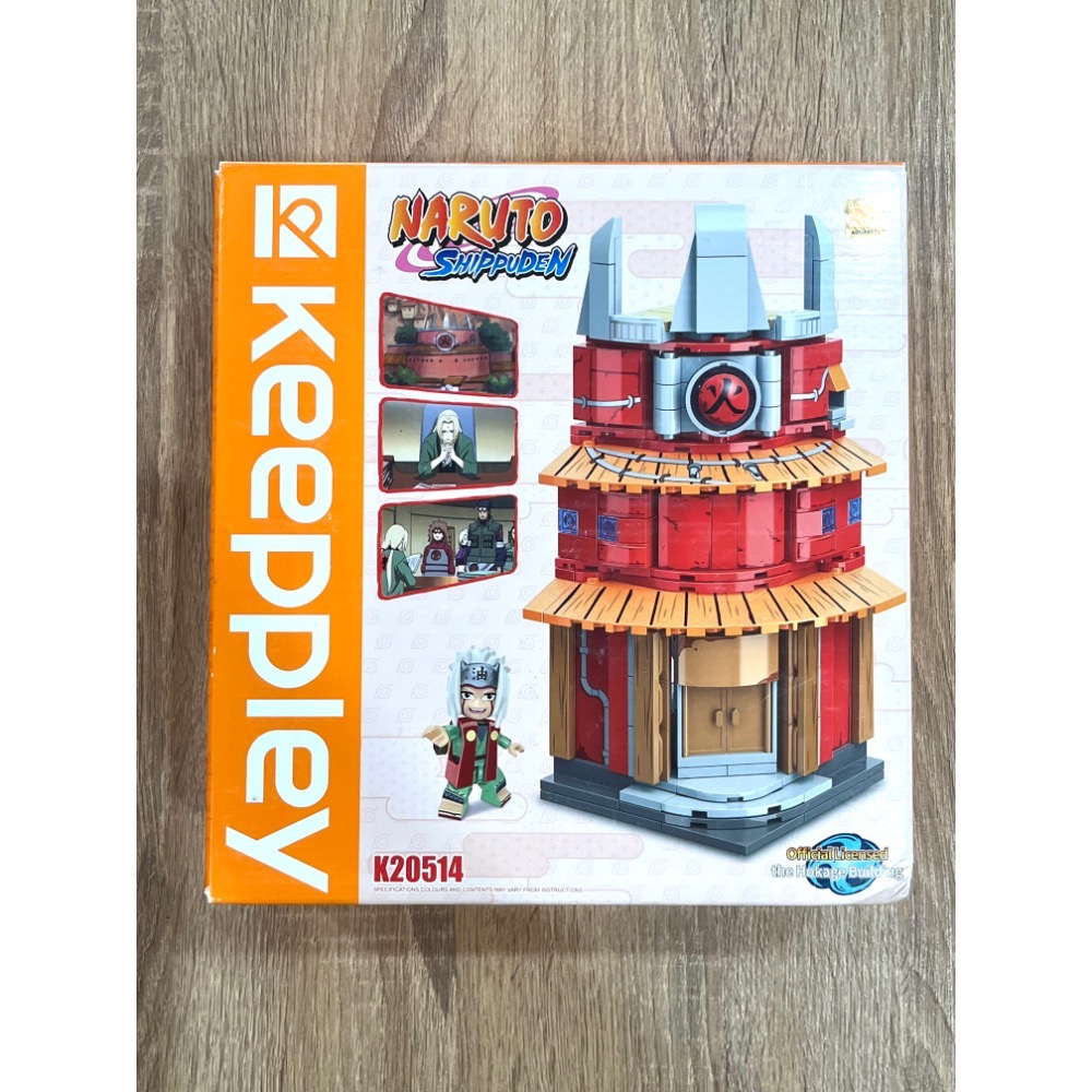 [清倉價］正版公司貨 火影忍者KEEPPLEY積木 街景系列 燒肉Q 忍具滿點堂 火影辦公大樓-規格圖1