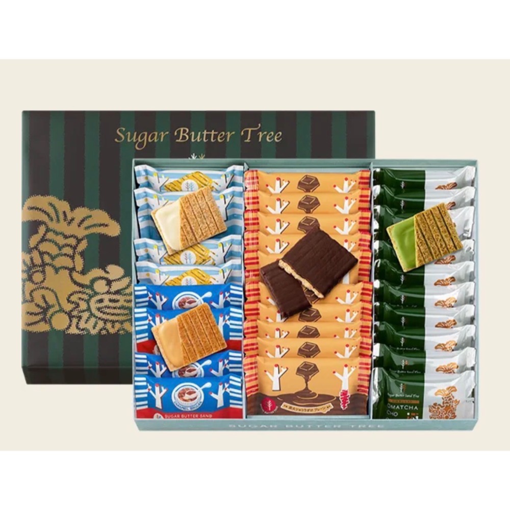 {現貨} Sugar Butter Tree 砂糖奶油樹 原味 草莓 3入裝7-11聯名 伴手禮 中秋禮盒 彌月禮盒-規格圖3
