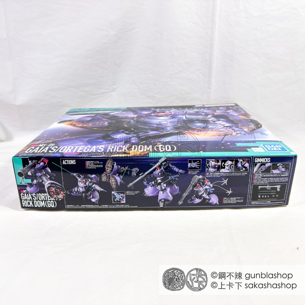 鋼不辣商舖 HG 1/144 萬代 GQuuuuuuX #9 MS-09 里克・德姆 蓋亞/奧迪加座機(GQ) 現貨-細節圖4