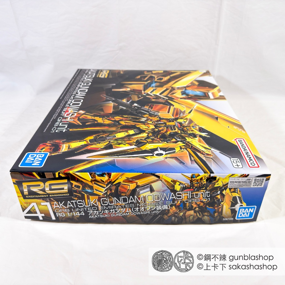 BANDAI 組裝模型 RG 1/144 #41 鋼彈SEED 曉鋼彈 大鷲裝備 鋼不辣商舖-細節圖2