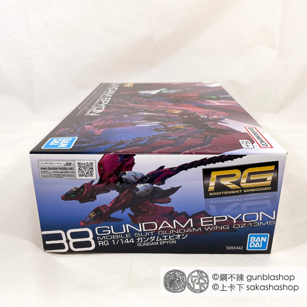 鋼不辣商舖 現貨 BANDAI 萬代 RG 1/144 #38 次代鋼彈 鋼彈W Gundam EPYON 組裝模型-細節圖2