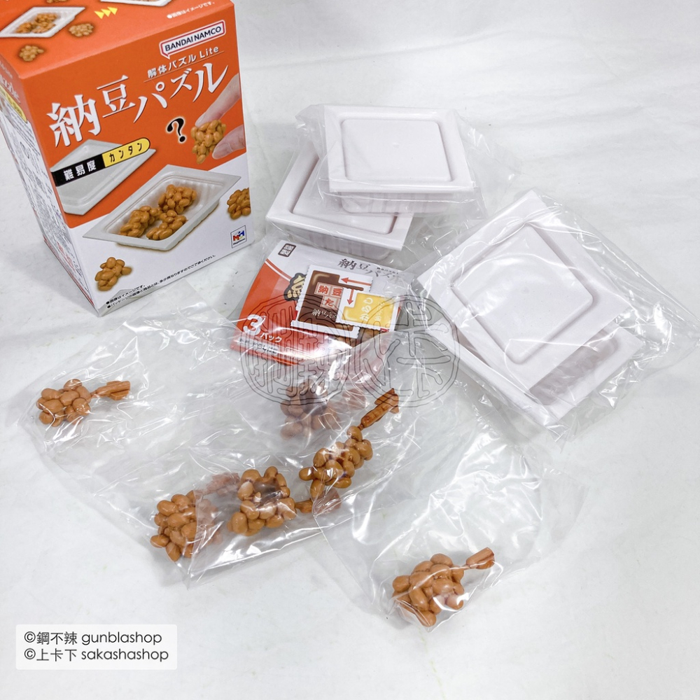 鋼不辣商舖 MEGAHOUSE Lite系列 #03 納豆 趣味拼圖 3D立體拼圖 桌遊 益智解謎-細節圖9