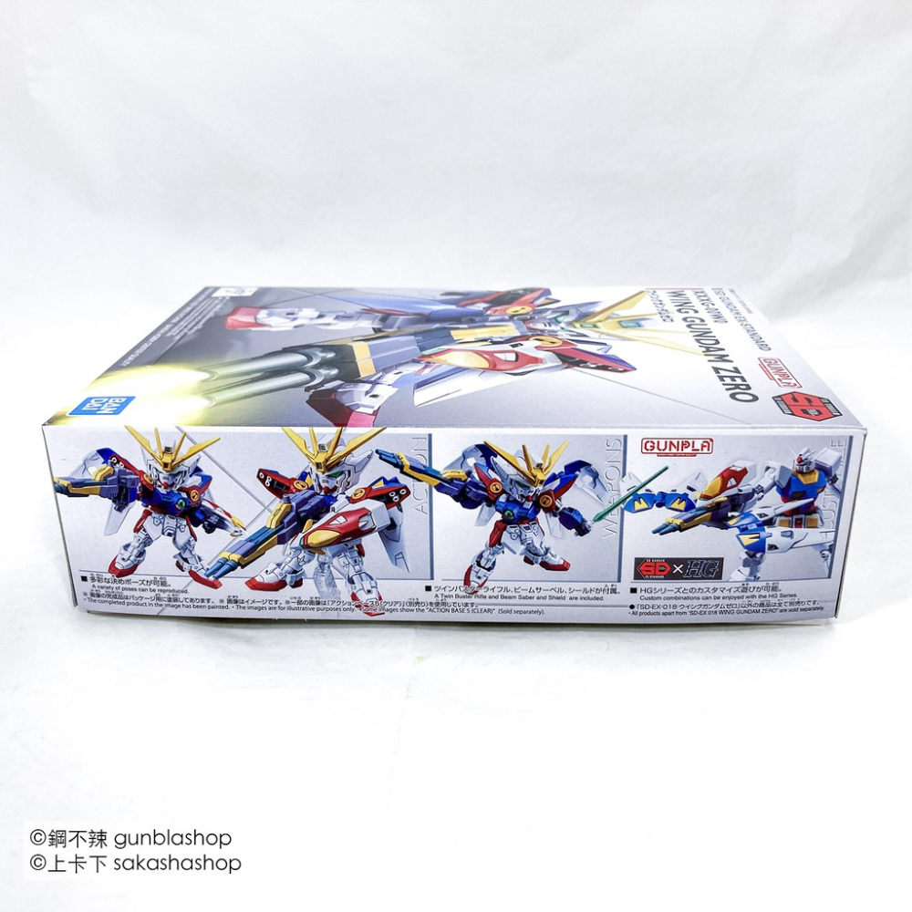 BANDAI 模型 SD鋼彈 EX-STANDARD #018 飛翼鋼彈零式 WING ZERO SDEX 鋼不辣商舖-細節圖5