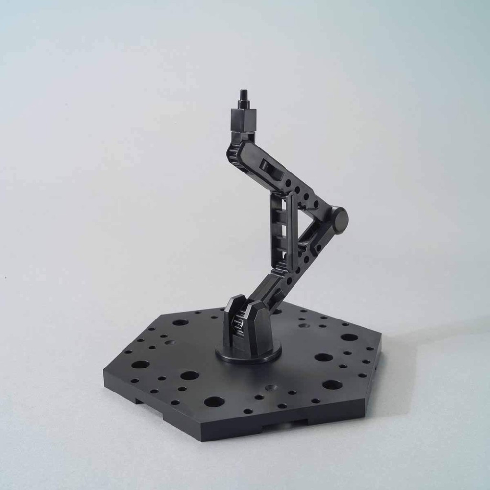鋼不辣商舖 現貨 萬代 1/144 鋼彈 專用腳架 ACTION BASE 5 黑色 支架 HG RG-細節圖3