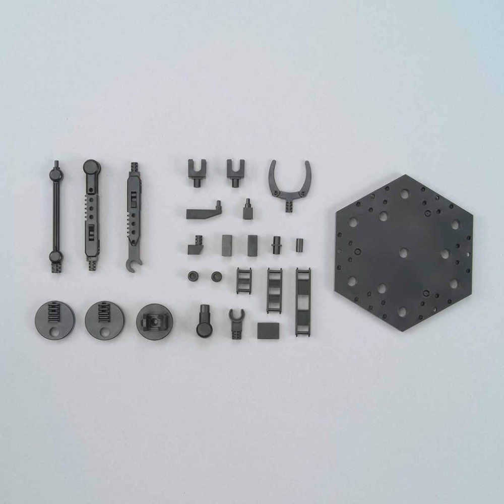 鋼不辣商舖 現貨 萬代 1/144 鋼彈 專用腳架 ACTION BASE 5 黑色 支架 HG RG-細節圖7