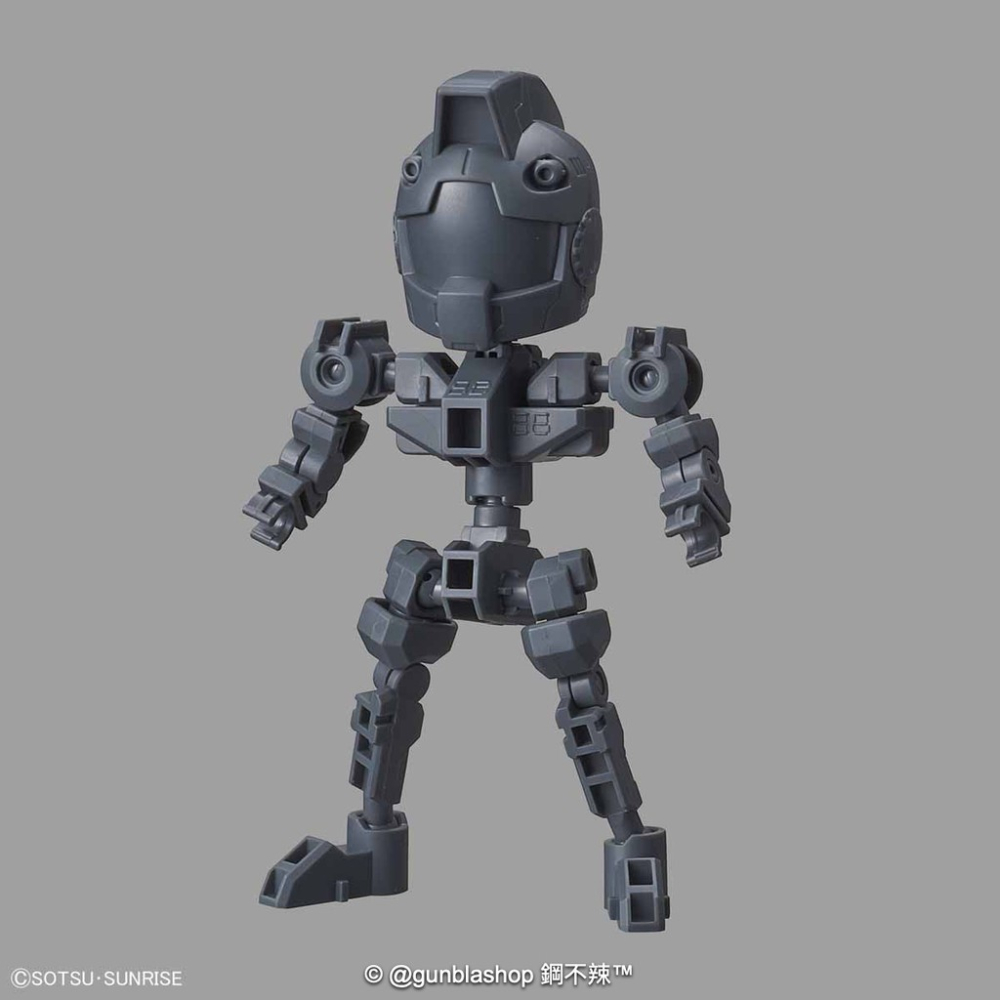 BANDAI 模型 SD鋼彈 SDCS OP-02 骨架 灰色 CROSS SILHOUETTE 鋼不辣商舖-細節圖6