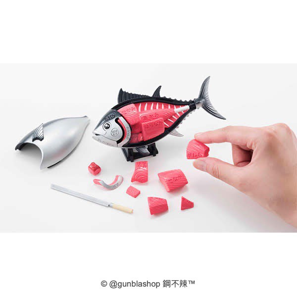 鋼不辣商舖 代理 MEGAHOUSE 買一整條魚! 金槍魚 鮪魚 趣味拼圖 立體解體 3D桌遊-細節圖2