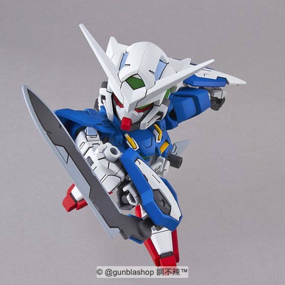 鋼不辣商舖 現貨 BANDAI SD鋼彈 EX-STANDARD 003 能天使鋼彈 EXIA GN-001 組裝模型-細節圖3