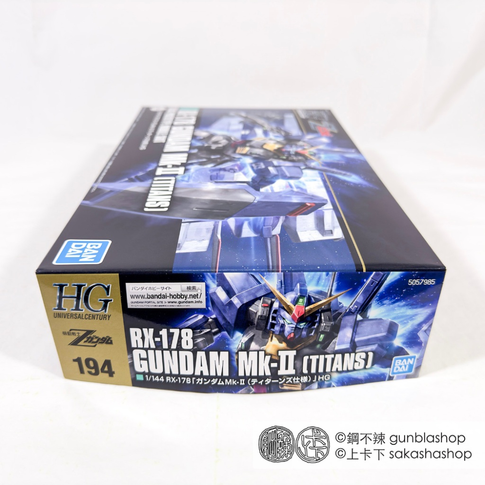 BANDAI 鋼彈模型 HGUC 1/144 #194 鋼彈 MK-II RX-178 迪坦斯 TITANS 鋼不辣商舖-細節圖2