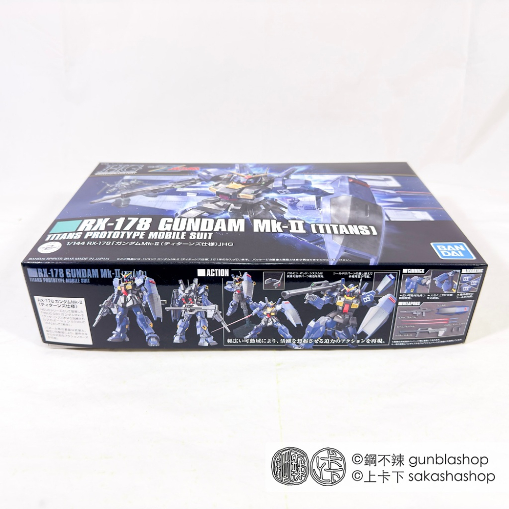 BANDAI 鋼彈模型 HGUC 1/144 #194 鋼彈 MK-II RX-178 迪坦斯 TITANS 鋼不辣商舖-細節圖4