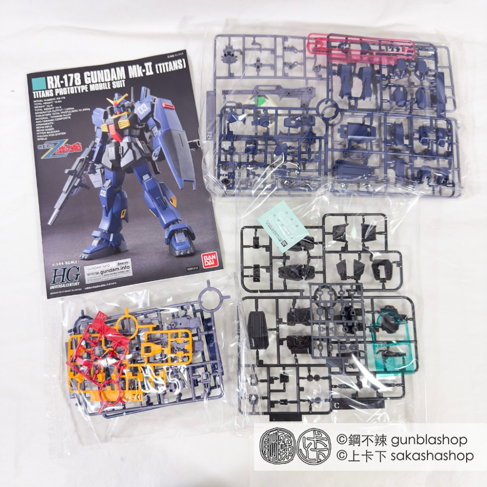 BANDAI 鋼彈模型 HGUC 1/144 #194 鋼彈 MK-II RX-178 迪坦斯 TITANS 鋼不辣商舖-細節圖9