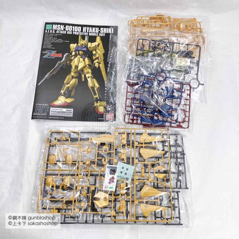 BANDAI 萬代 現貨 HG HGUC 1/144 #200 MSN-00100 Hyaku-Shiki 百式 新生-細節圖9